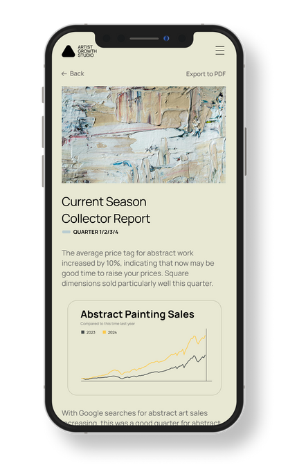 Personalized Collector Report and Action Plan